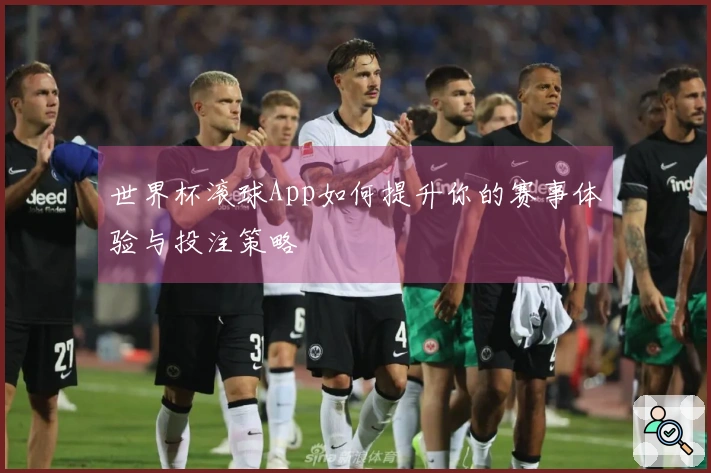 世界杯滚球App如何提升你的赛事体验与投注策略